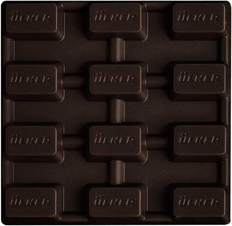 Ulker | Dark Square Chocolate with Whole Pistachios - TryAladdin