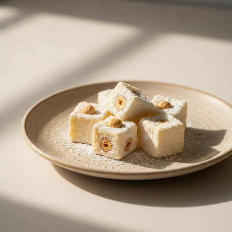 كارسيباسي بريميوم حلوى تركية خالية من الغلوتين سلطان مع البندق - علبة 500 جرام