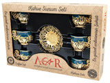 Acar | Turkish Coffee Set of Six - Tulip - Topkapi - White - TryAladdin