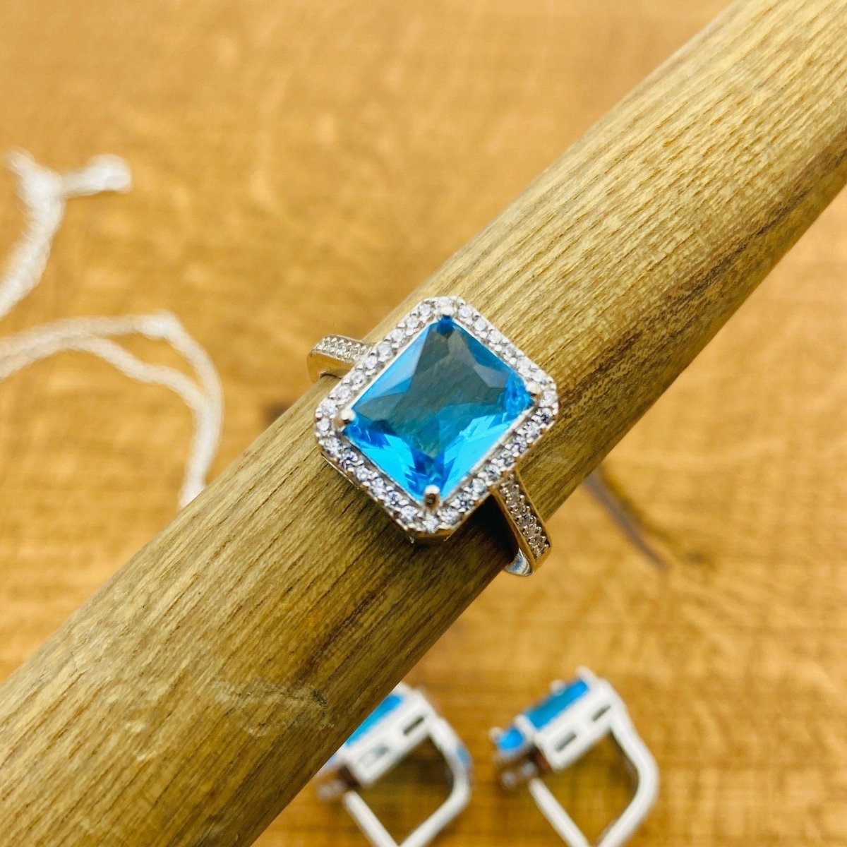 Aquamarine Jewelry Set - TryAladdin