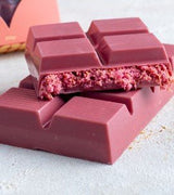 Beirut Chocoalte: Ruby Chocolate with Crispy Kadayif and Red Berry Filling - TryAladdin