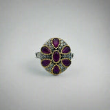 Istanbul Jewelry | Ruby Ottoman Style Handmade Silver Ring - TryAladdin