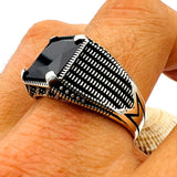 Black Onyx Men's Ring - TryAladdin