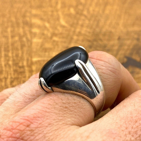 Black Onyx Ring - TryAladdin