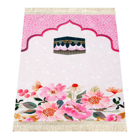 Digital Printed Children's Prayer Rug Pink - TryAladdin