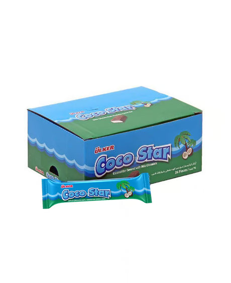 Ulker | لوح شوكولاتة Cocostar مع جوز الهند 25 جم