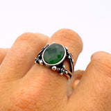 Green Emerald Ring Men - TryAladdin