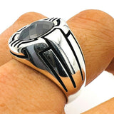 Handmade Black Onyx Stone Men's Ring - TryAladdin