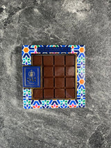 Handmade Dubai Chocolate Tablet - Belgian Chocolate with Pistachio & Roasted Kadayif (100gr) - TryAladdin