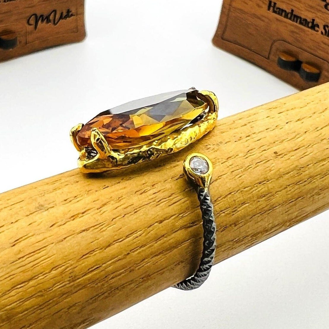 Handmade Turkish Ottoman Men's Onyx Ring - TryAladdin