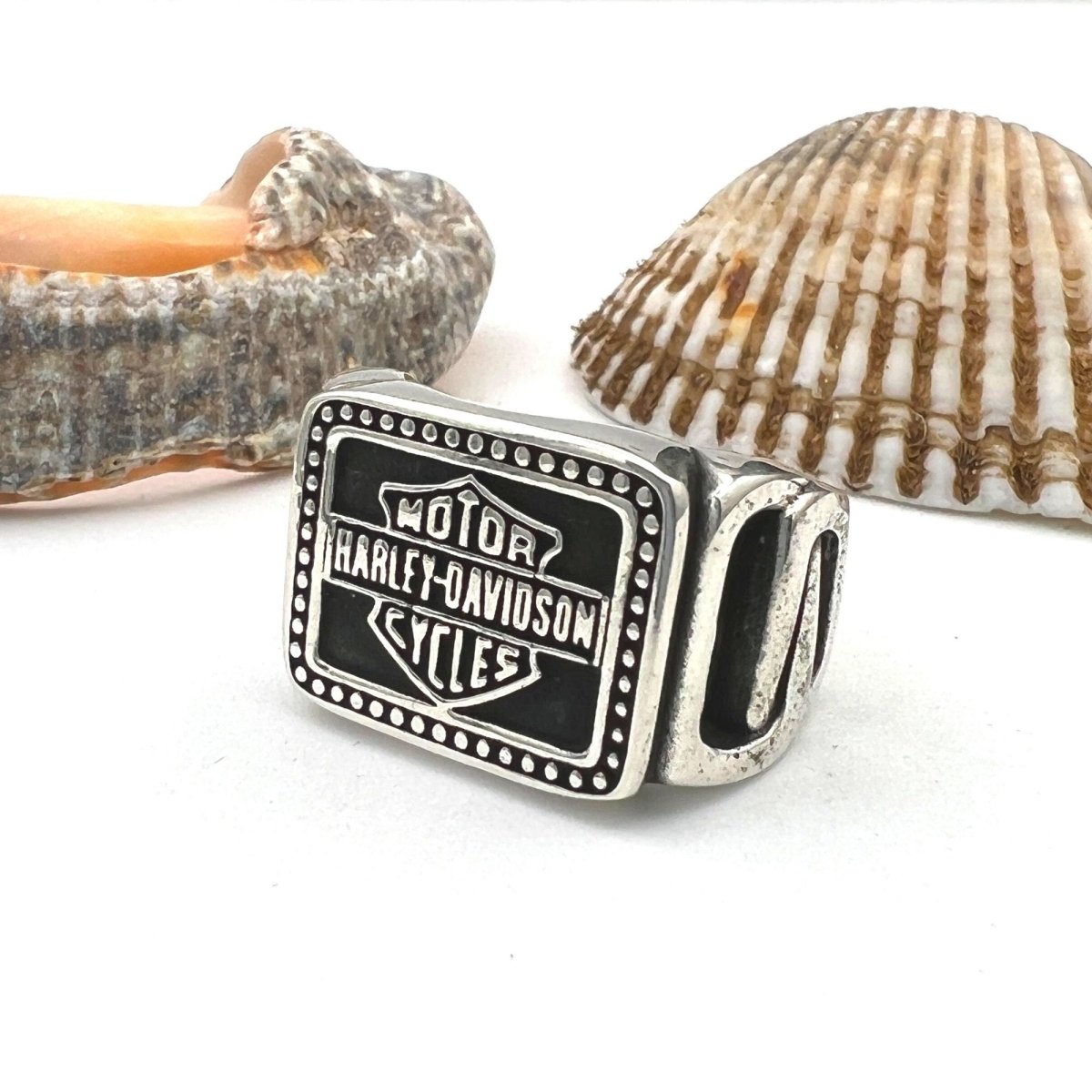 Harley Davidson 925K Sterling Silver Ring - TryAladdin