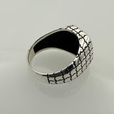 Men's Puzzle Design Silver Ring - TryAladdin