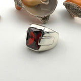 Men's Red Ruby Ring - TryAladdin