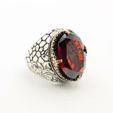 Men's Ruby Ottoman Ring - TryAladdin