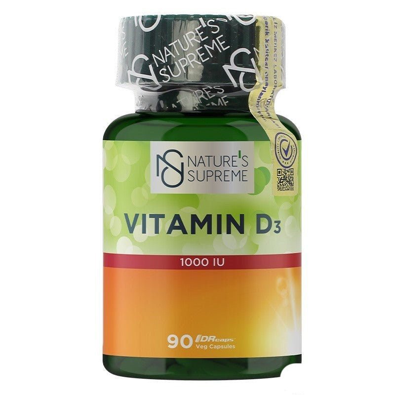 Nature's Supreme Vitamin D3 1000 IU 90 Tablets - TryAladdin