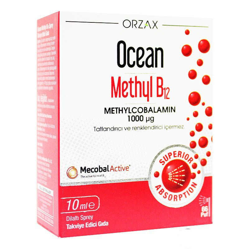 Ocean Methyl B12 1000 Mcg 10 ml Spray - TryAladdin