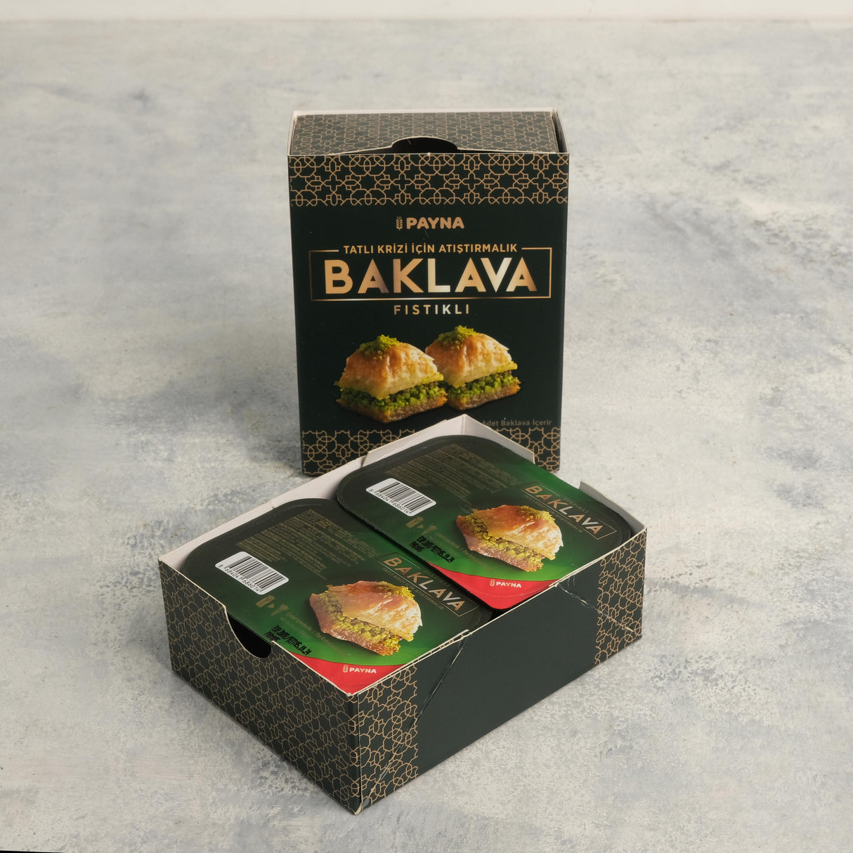 Payna | Pistacho Baklava Box - 2 Single Serve Slices - TryAladdin