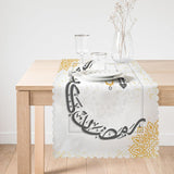 Ramadan Kareem Specially Designed Runner and Cushion Pillow Cover Set - TryAladdin