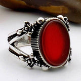 Red Agate Sword - Detail Men's Ring - TryAladdin