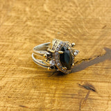 Reversible Ring, Onyx - Emerald Stone - TryAladdin