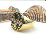 Sterling Silver Harley Davidson Ring - TryAladdin