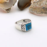 Turquoise Men's Ring - TryAladdin