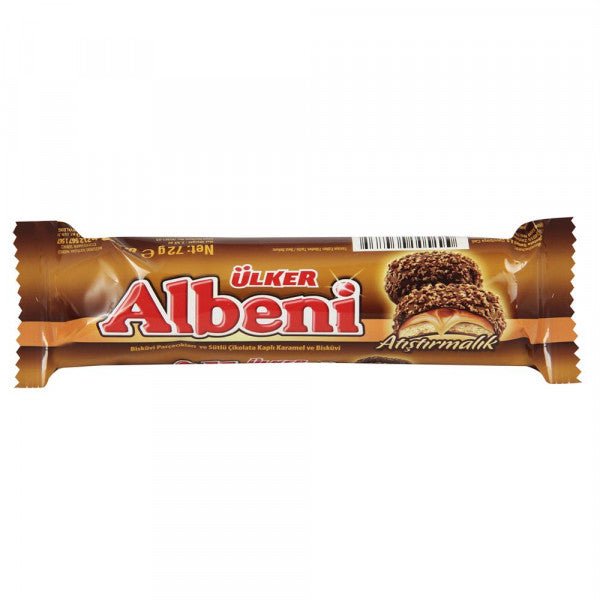 Ulker | Albeni Chocolate Covered Biscuits with Caramel 72g - TryAladdin