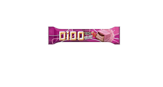 Ulker | Dido Trio Colors Chocolate Covered Wafer Bar Strawberry Flavour - TryAladdin