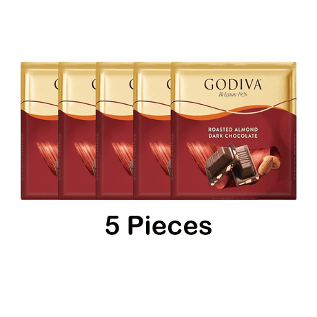 Ulker | Godiva Roasted Almond Dark Square Chocolate - TryAladdin