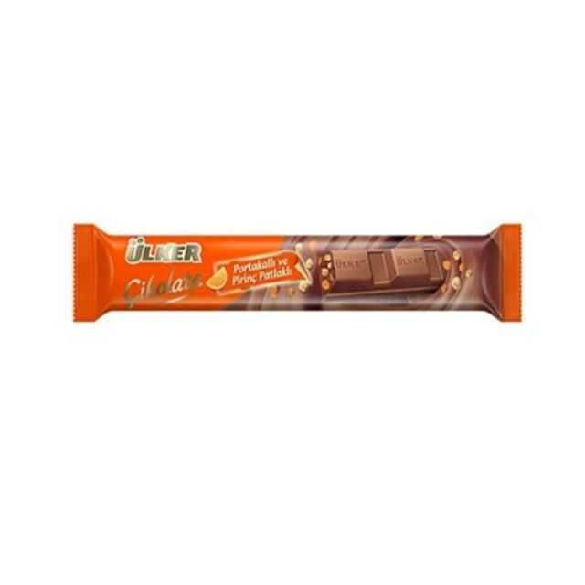 Ulker | Milk Chocolate Bar with Orange and Rice Croquants - TryAladdin