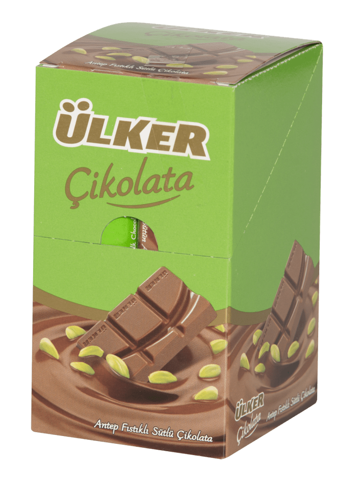 Ulker | Milk Chocolate Bar with Pistachio - TryAladdin