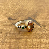 Women's Citrine Stone Ring - TryAladdin