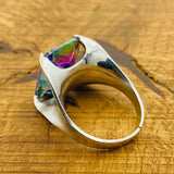 Women's Mystic Topaz Stacking Ring - TryAladdin