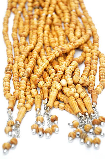 Wooden 99 Beads Tasbih (10 Pieces) - TryAladdin