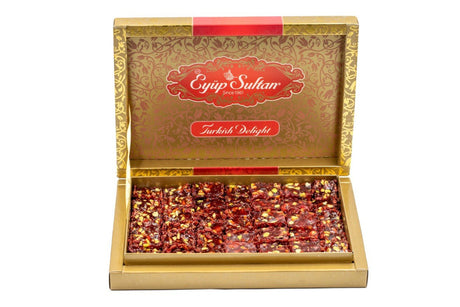 Eyup Sultan Turkish Delight Pistachio Pomegranate Wick with Zeresk Grapes - Indispensable Dessert - TryAladdin