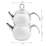 Karaca Adelya Induction Base Mini Metal Kettle Set - TryAladdin