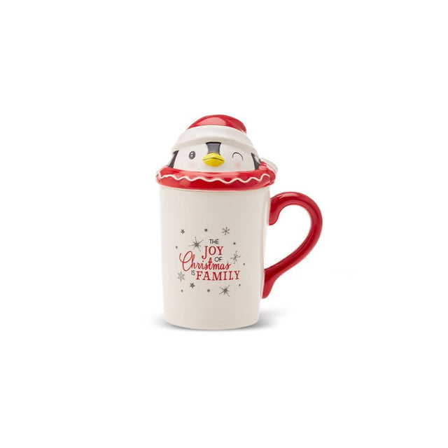 Karaca New Year Penguin Lid Mug - TryAladdin