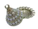 Lavina | Mini Bowl with Lid for Delight/Candy Pearl Design - TryAladdin