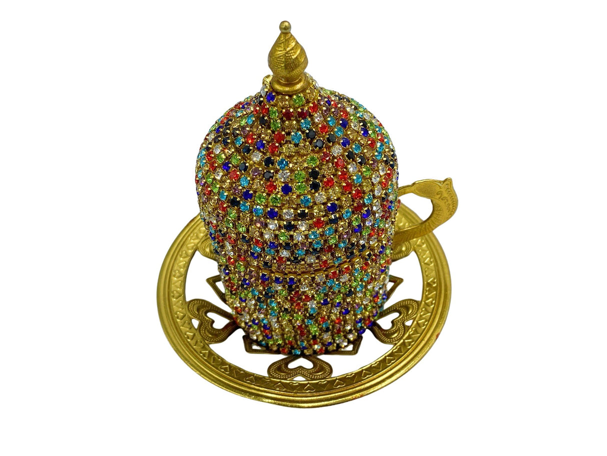 Lavina | Turkish Coffee Cup With Bead Design - TryAladdin