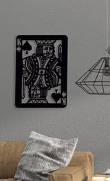 NR Dizayn | King of Spades Metal Wall Art - TryAladdin