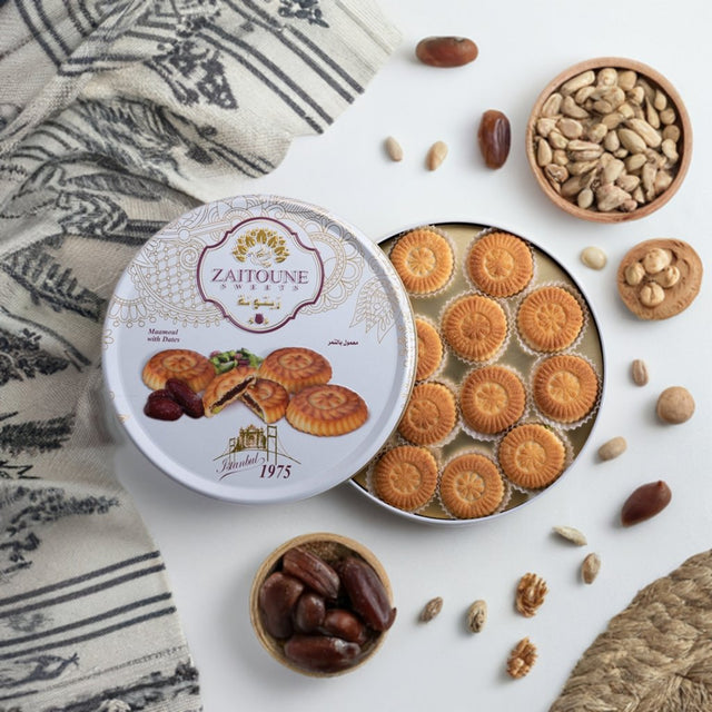 Zaitoune - Maamoul with Dates Cookies (1.1 lb | 500 grams) - TryAladdin